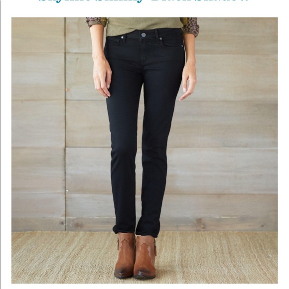 ZARA BLACK DENIM WITH ZIPPER BACK JEANS SIZE US 8